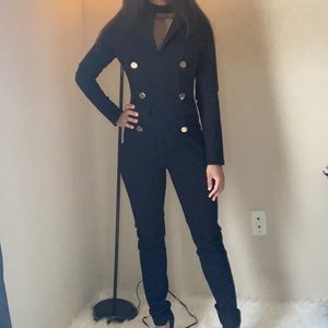SJ Style Black Long Sleeve Jumpsuit